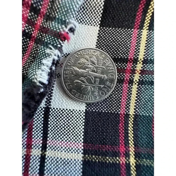 Men's Ralph Lauren Blue Label Size Large Red Plaid Button Down Long Sleeve Shirt - Picture 7 of 16